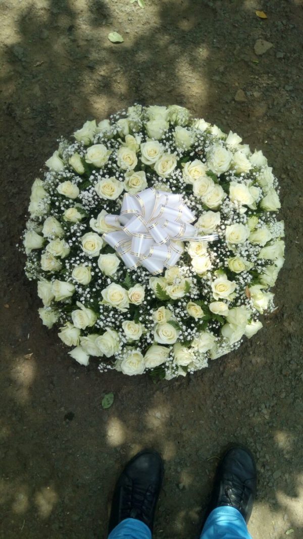 White wreath